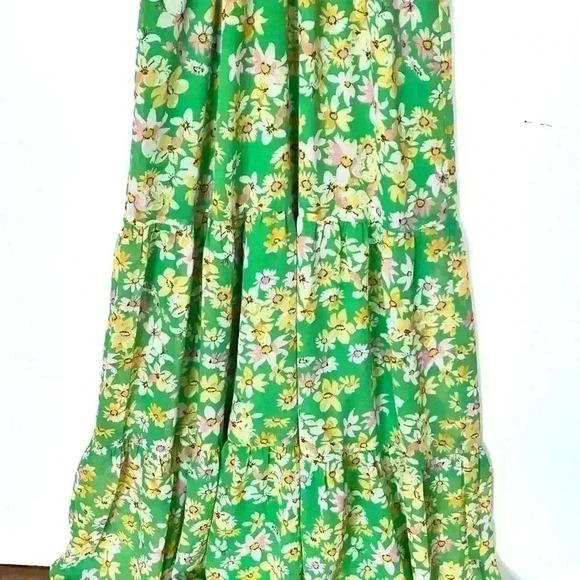 NEW! Collective Concepts Floral Halter Tiered Maxi Dress - Picture 8 of 10